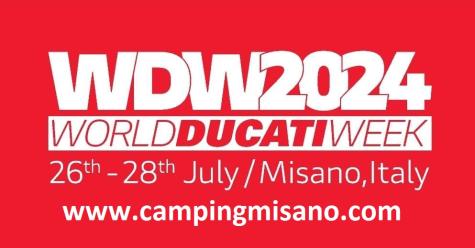 INSCRIPTIONS WDW - WORLD DUCATI WEEK - MISANO DU 26 AU 28 JUILLET 2024