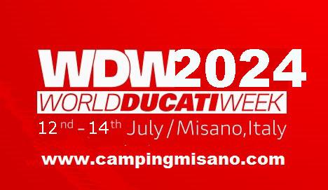 DATE WDW 2024 - PROGRAM WDW 2024 - WORLD DUCATI WEEK 2024 FROM 12 TO 14 JULY 2024